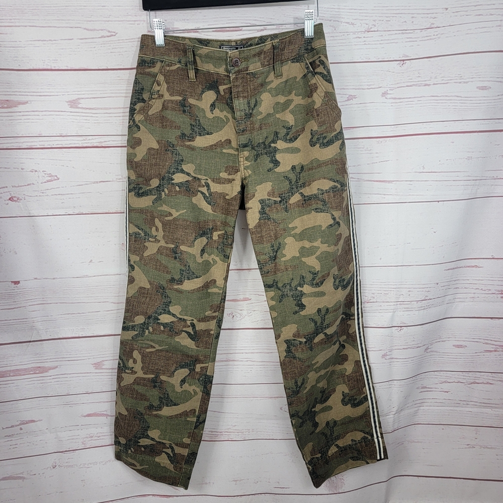 Abercrombie & Fitch Green Camouflage Pants 4